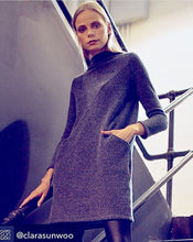 Load image into Gallery viewer, 🌲🎄HOLIDAY SPECIALS CLARA SUNWOO (3) Soft Twill Funnel Neck Tunic Dress with Pockets
