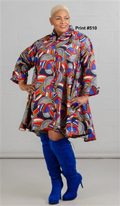 BOLD PRINTS MORGANS(2a) Print Swing Jacket/Tunic/Dress