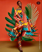 Load image into Gallery viewer, BOLD PRINTS MORGANS(1a) Long Sleeve Print Swing Jacket/Tunic/Dress
