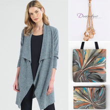 Load image into Gallery viewer, 🌲🎄HOLIDAY SPECIALS CLARA SUNWOO (4) Cozy Sweater Drape Cardigan
