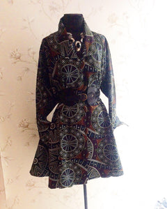 BOLD PRINTS MOD Assorted Short and Long Sleeve Print Swing Jacket/Tunic/Dress