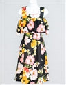 SUMMER DRESSES 7 Easy Feminine Floral Print Cold Shoulder Dress