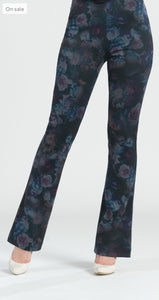 CLARA SUNWOO Special SALE #5 SoftKnit Ponte Print Slim Leg Pant. FINAL SALE