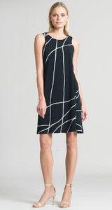 SUMMER DRESSES 8 CLARA SUNWOO  Easy Breezy Tunic Swing Dress   Black/White